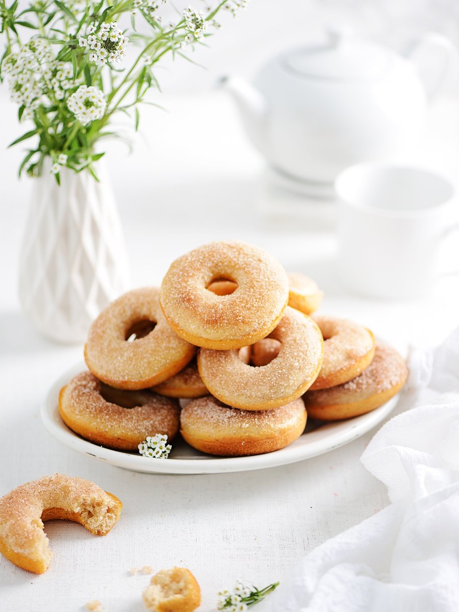 Homemade Baked Cinnamon Donuts Recipe