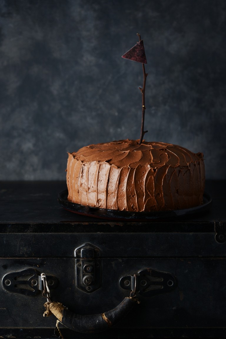 Chocolate Cake with Mocha Frosting