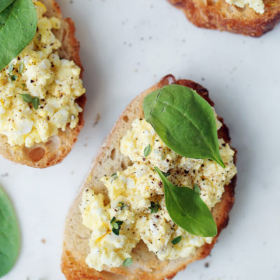 Egg Salad Sandwich W Ricotta Cottage Cheese Muy Delish