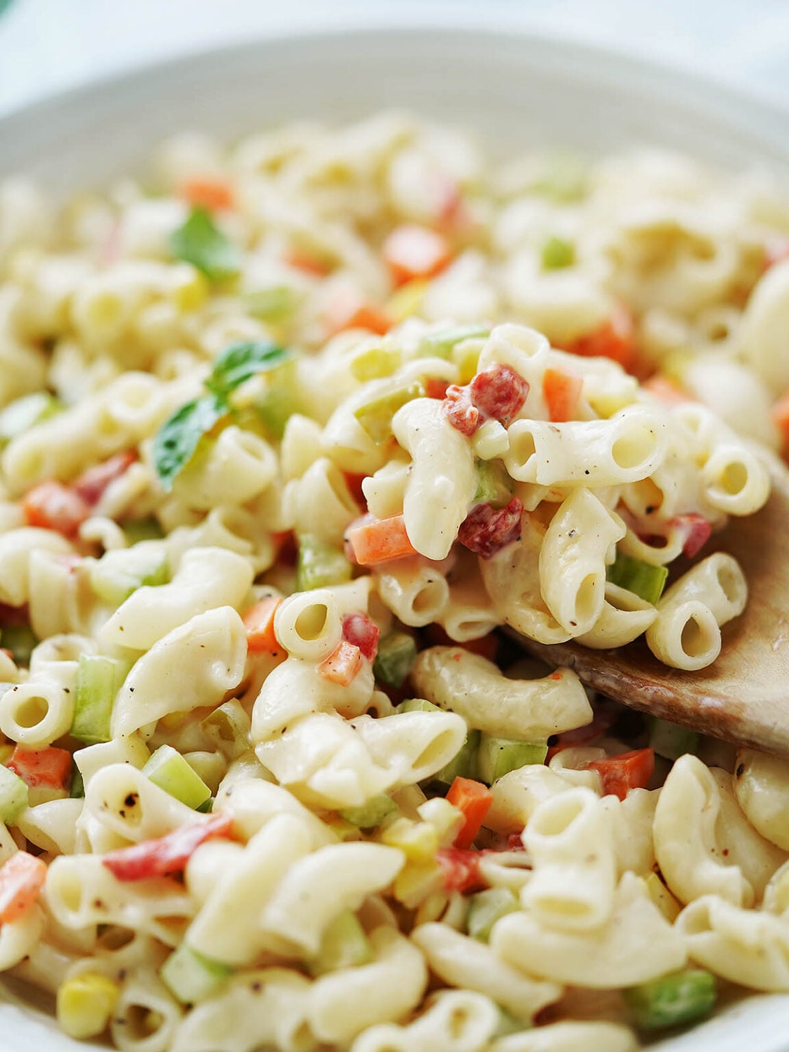 Ensalada De Coditos (Mexican Pasta Salad) | by Muy Delish