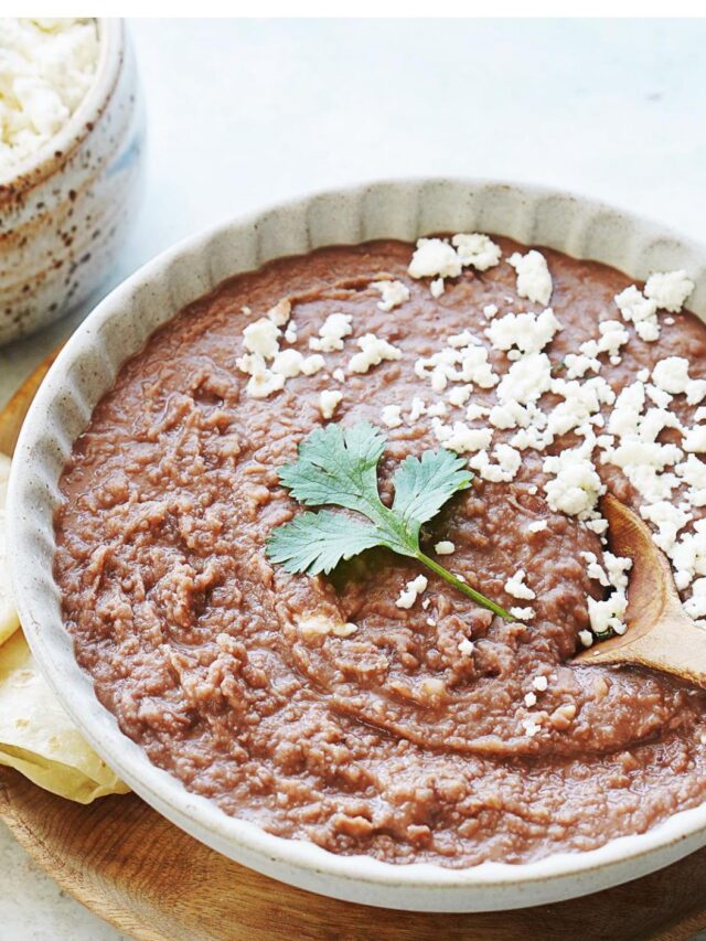 Frijoles Refritos (Traditional Refried Beans)