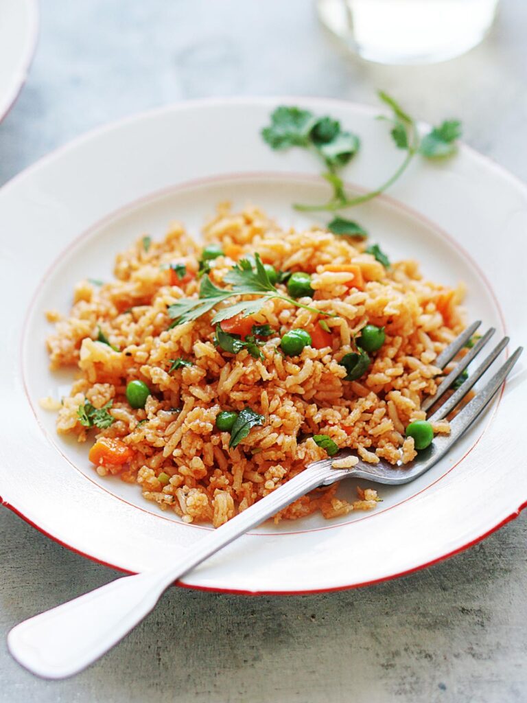 Mexican Red Rice (Arroz Rojo) | Muy Delish