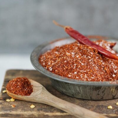 Chili Lime Seasoning in a small bowl.
