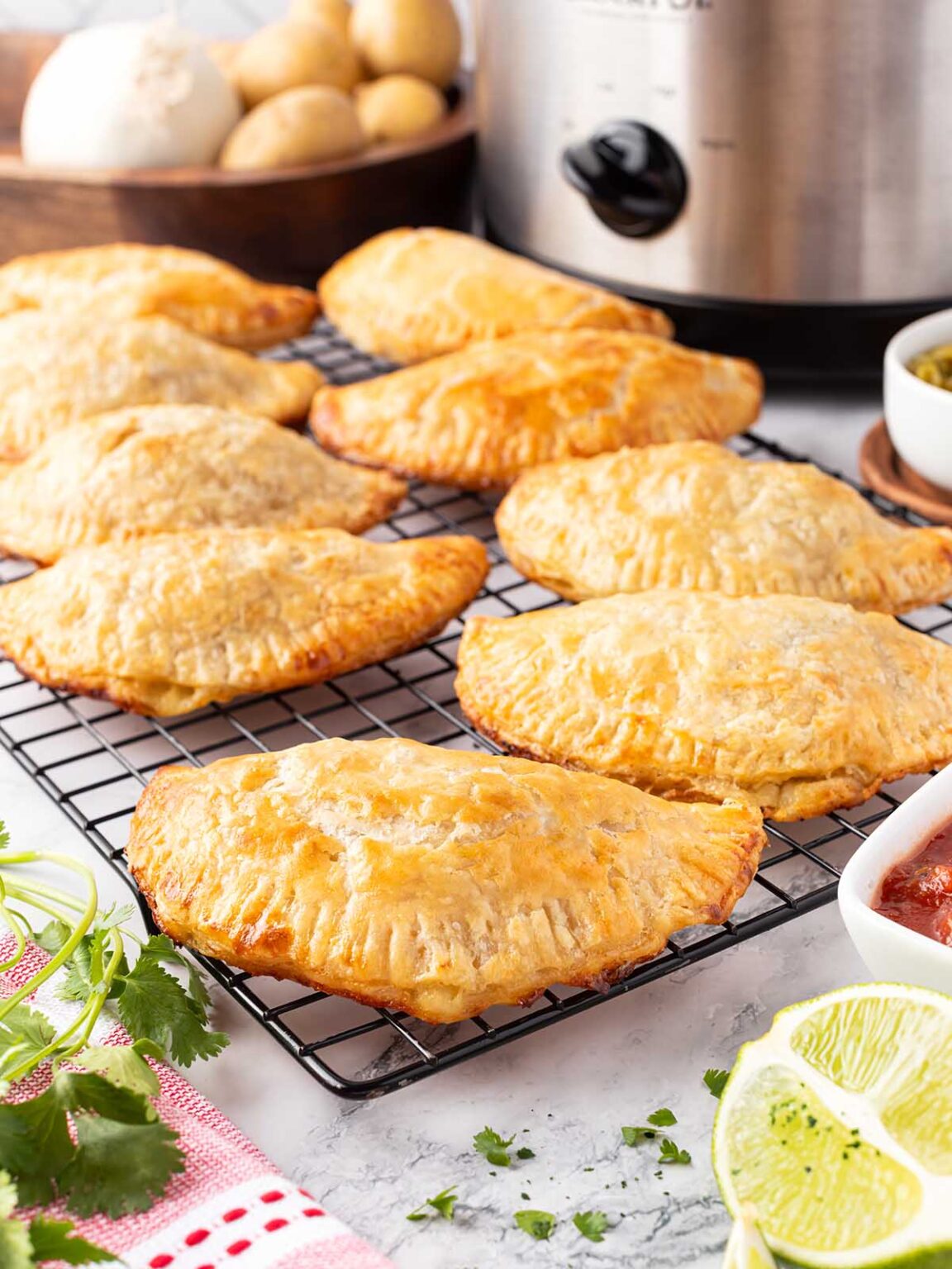 Baked Empanadas with Green Chile Pork